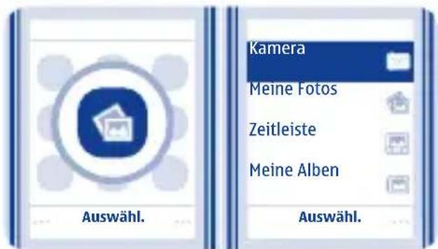Kamera Meine Fotos Zeitleiste Meine Alben Auswähl. Auswähl.