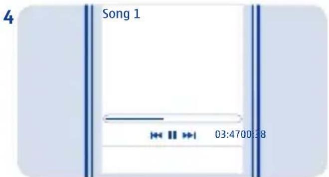 NOKIA 206 Dual SIM - Wiedergabe eines Songs - 4