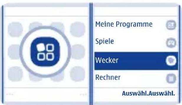 Meine Programme Spiele Wecker Rechner Auswähl.Auswähl.