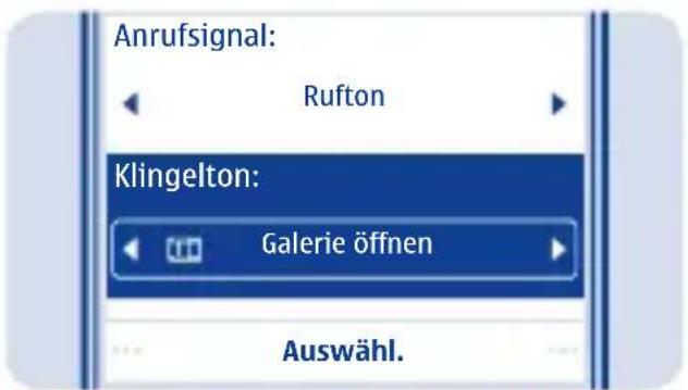 Anrufsignal: Rufton Klingelton: Galerie öffnen Auswähl.