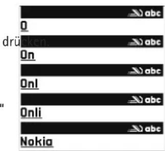 0 drücken. On Onl Onli Nokia