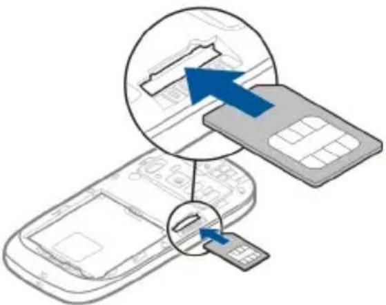 NOKIA Oro - Einsetzen der SIM-Karte - 2