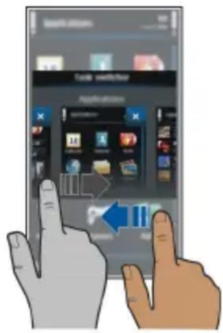 NOKIA Oro - Wechseln zwischen geöffneten Programmen - 1