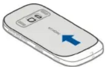 NOKIA Oro - Einsetzen der SIM-Karte - 1