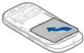 NOKIA Oro - Einsetzen des Akkus - 2