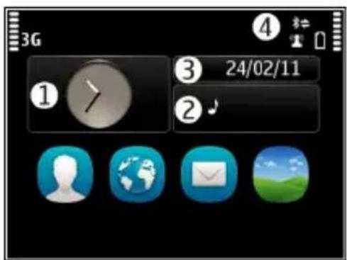 NOKIA Oro - Interaktive Objekte der Startansicht - 1
