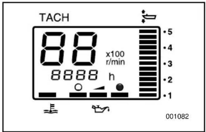 TACH 88 x100 r/min 8888 h 001082