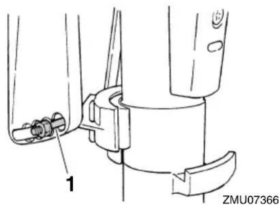 YAMAHA F2.5A (2013) - Trimmstange (Kippstift) - 1