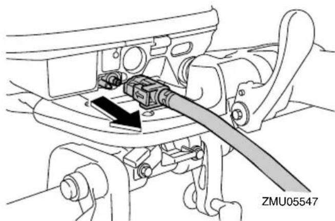 YAMAHA F20B (2011) - Verfahren, um nach oben zu kippen (Modelle mit manuellem Ankippsystem) - 3