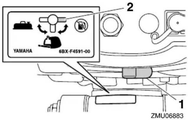 YAMAHA 6BX-F4591-00 1 ZMU06883