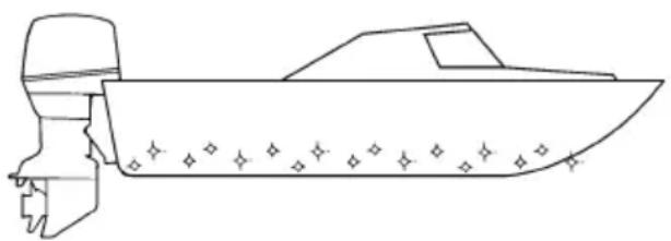YAMAHA F70A (2012) - Antifouling-Farbe - 1