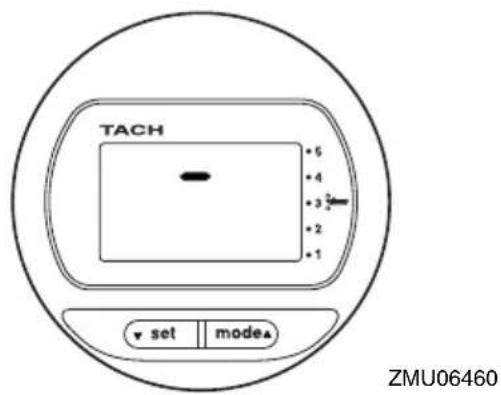 TACH +5 +4 +3 2/3 +2 +1 set mode ZMU06460