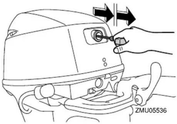 YAMAHA F9.9H (2011) - Motor-Stopptaster - 2