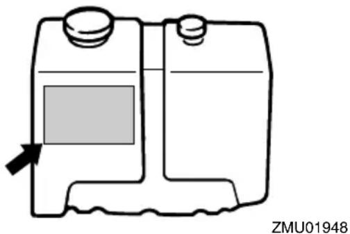 YAMAHA Z175G (2007) - Wichtige Etiketten - 2