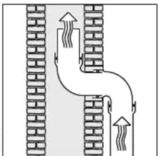 MIELE DA 5496 W - Drilling diagram for wall mounting - 3