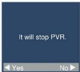 It will stop PVR.