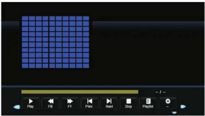 Play FB FF Prev Next Stop Playlist - / -