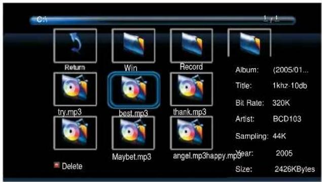 AudioSonic LE-207782 - Musik-Menü - 2