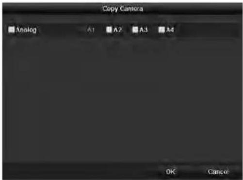 Copy Camera Analog A1 A2 A3 A4 OK Cancel