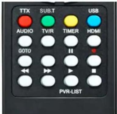 TTX SUB.T USB AUDIO TV/R TIMER HDMI GOTO II PVR-LIST