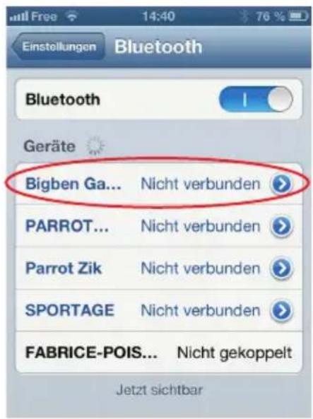BIGBEN INTERACTIVE BB318401 - VerWenDUnG mlt Iphone, IpoD oDer IpaD IoS IcaDe moDUS. moDUS 1. - 5