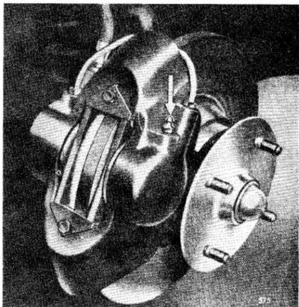 TRIUMPH TR2 (1953) - FRONT BRAKES (Fig. 1) - 1