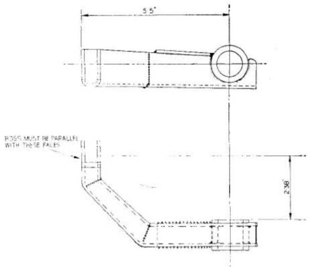 5.5" ROS: MUST BE PARALLEL WITH THESE FALES 238°