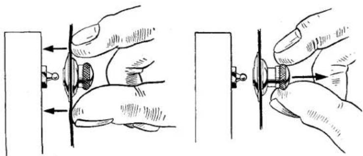 TRIUMPH TR2 (1953) - SOFT TOP FASTENERS - 1