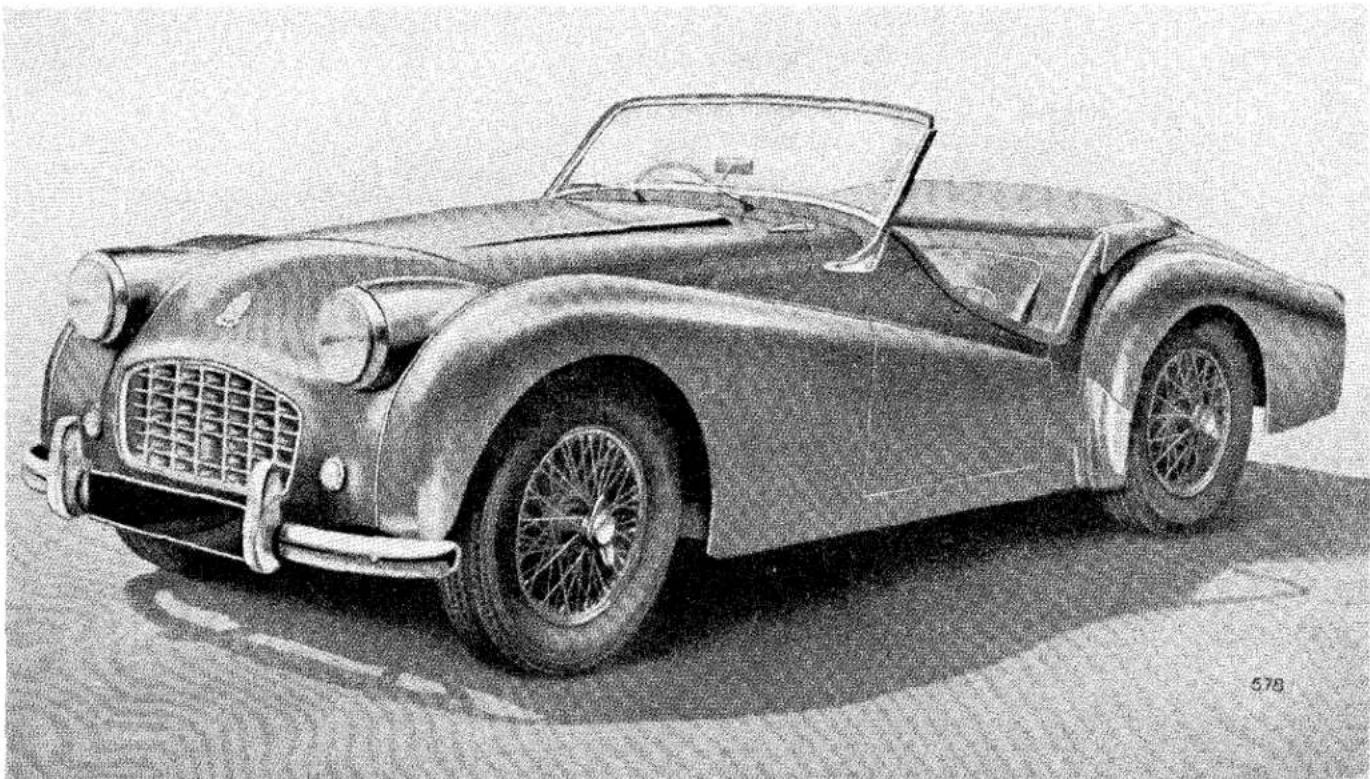 TRIUMPH TR2 (1953) - DRIVER'S INSTRUCTION BOOK - 1