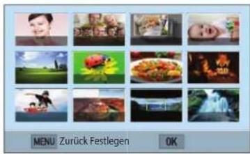 MENU Zurück Festlegen OK