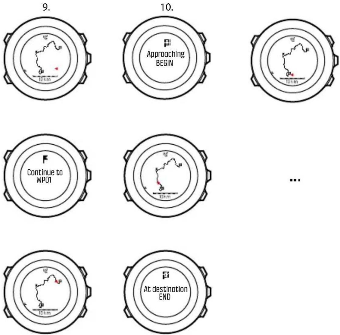 SUUNTO SS021258000 - Entlang einer Route navigieren - 3