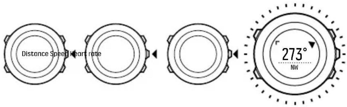 SUUNTO SS021258000 - Kompass während des Trainings verwenden - 1