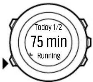 Today 1/2 75 min Running