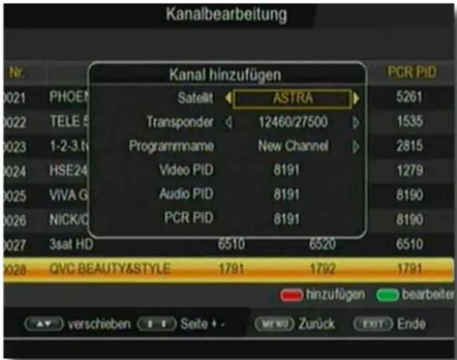 Telestar digiHD TS mobil - Kanalbearbeitung - 1