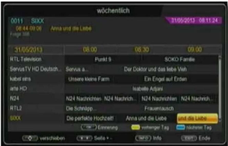 Telestar digiHD TS mobil - Elektronische Programminfo EPI - 1
