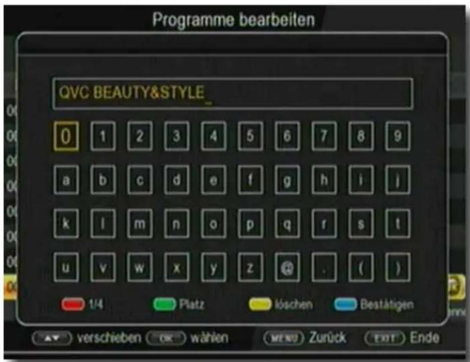 Telestar digiHD TS mobil - Programme bearbeiten (blau) - 1