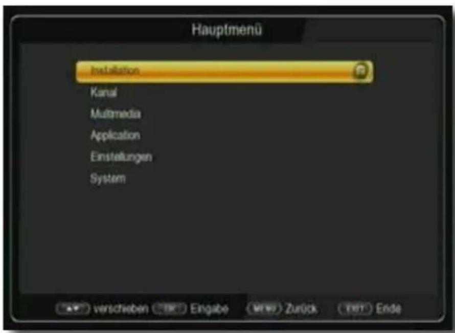Telestar digiHD TS mobil - Menüstruktur und Bedienung - 1