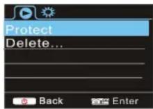 DENVER ACT-5020TW - Playback mode menu setting - 1
