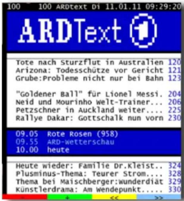 Telestar TD 2300 HD+ - Videotext - 1