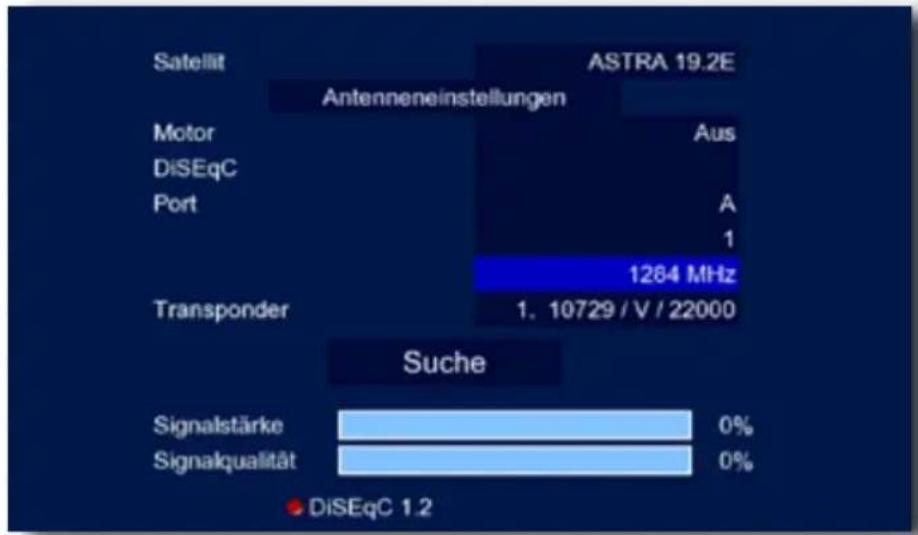 Telestar TD 2300 HD+ - Antenneneinstellung für Einkabellösung - 1