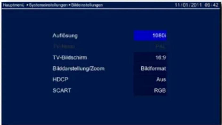 Telestar TD 2300 HD+ - Bildeinstellungen - 1