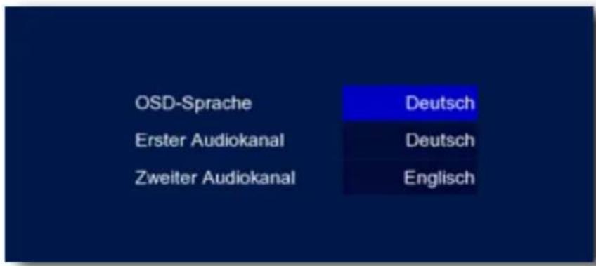 Telestar TD 2300 HD+ - Sprache - 1