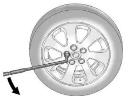 SAAB 9-4X (2011) - RemovingtheFlatTireand InstallingtheSpareTire - 1