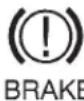 SAAB 9-4X (2011) - BrakeSystemWarning Light - 2