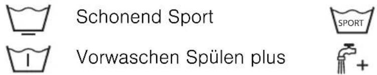 Schonend Sport Vorwaschen Spülen plus