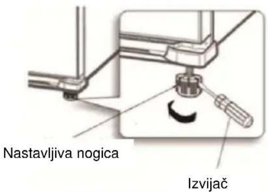 Nastavljiva nogica Izvijač
