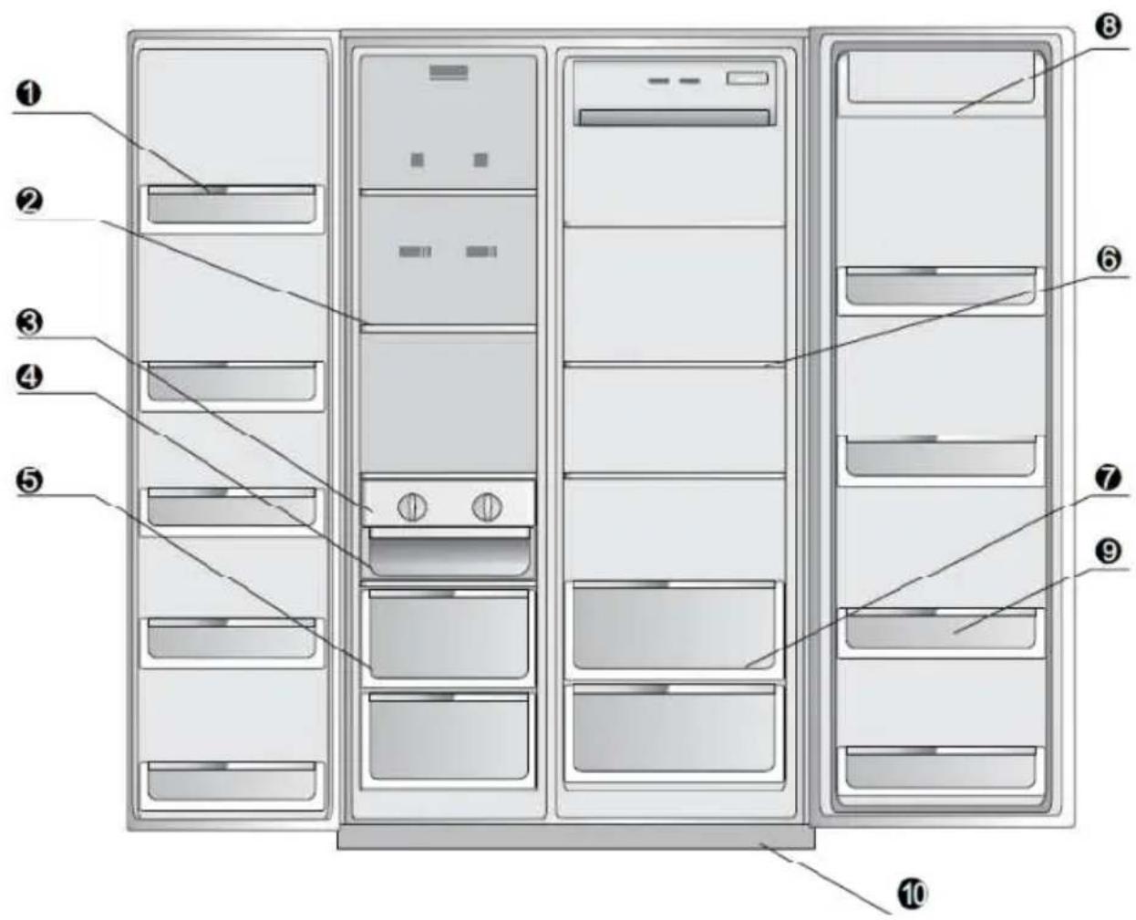 GORENJE NRS85728BL - Opis aparata - 1