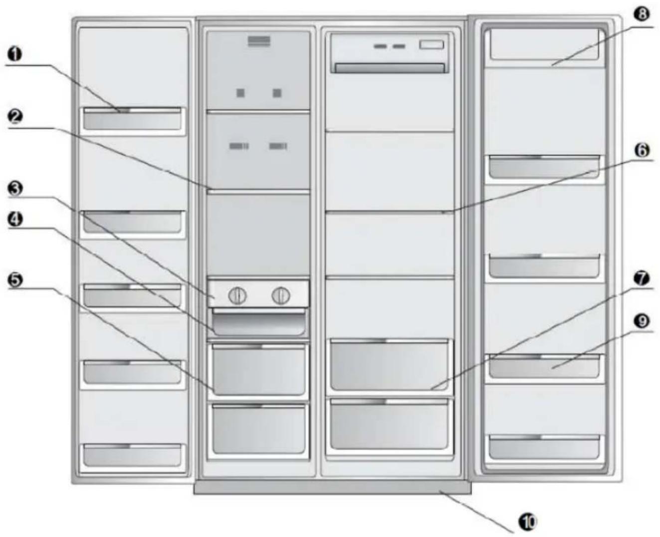 GORENJE NRS85728BL - Описание на уреда - 1