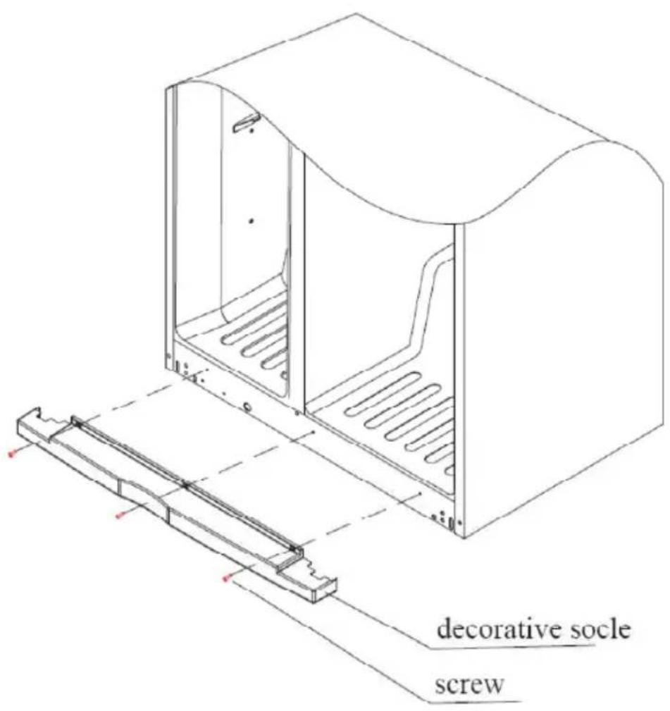 decorative socle screw