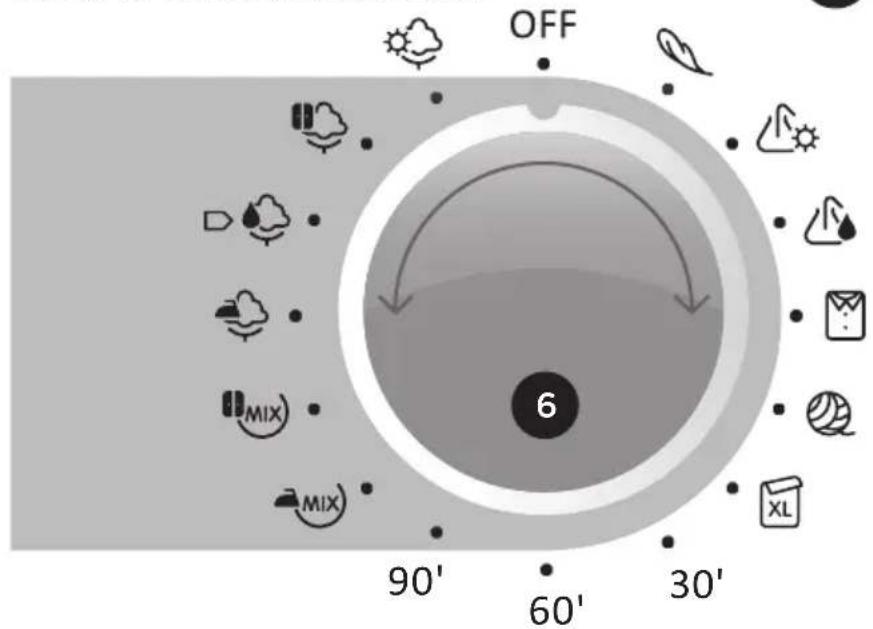 GORENJE D845B - SCHRITT: AUSWAHL DES PROGRAMMS - 2